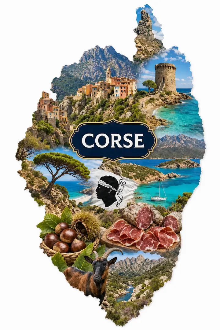 Illustration de la région Corse