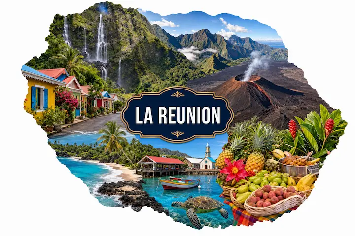 Illustration de la région La Réunion