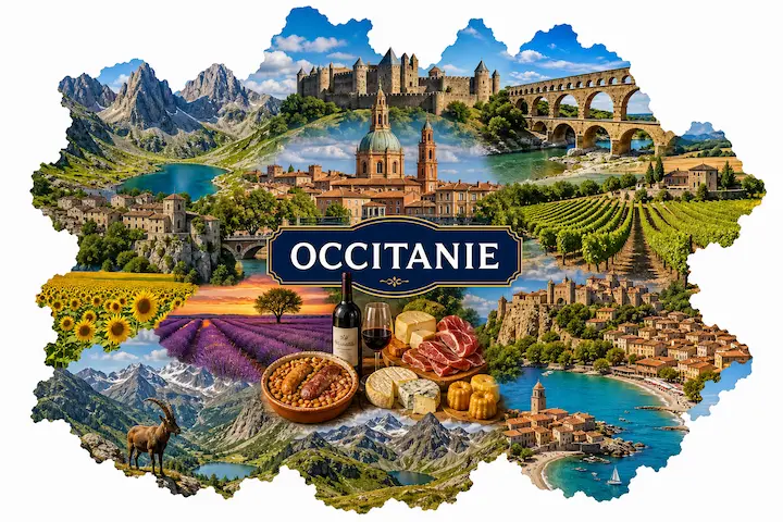 Illustration de la région Occitanie
