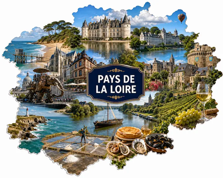Illustration de la région Pays de la Loire